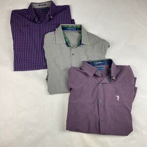 William Murray Performance Long Sleeve Button Down Shirt Mens Size M - Lot of 3